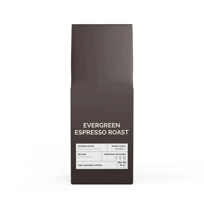 Evergreen Espresso Roast Ground 12oz - Go Mug Yourself