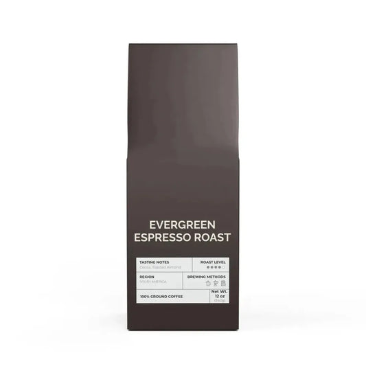 Evergreen Espresso Roast Ground 12oz - Go Mug Yourself
