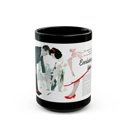 Everlastingly Yours, Teen Magazine, April 1960 - Black Coffee Mug 15oz - Go Mug Yourself