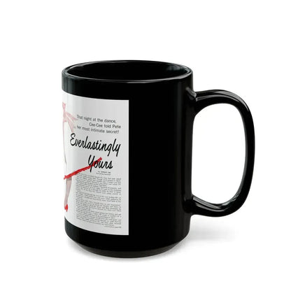 Everlastingly Yours, Teen Magazine, April 1960 - Black Coffee Mug - Go Mug Yourself