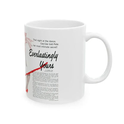 Everlastingly Yours, Teen Magazine, April 1960 - White Coffee Mug - Go Mug Yourself