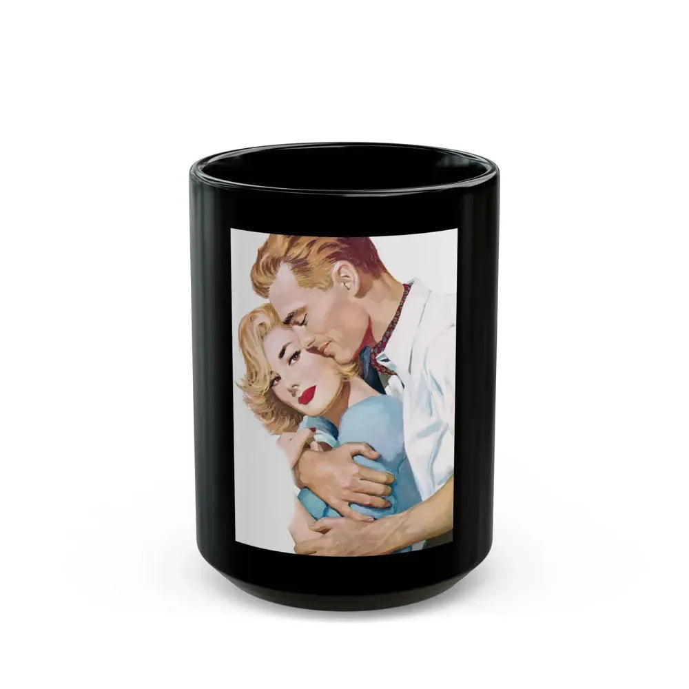 Every Nice Girl by Rona Randall, Woman magazine, 1960 - Black Coffee Mug 15oz - Go Mug Yourself