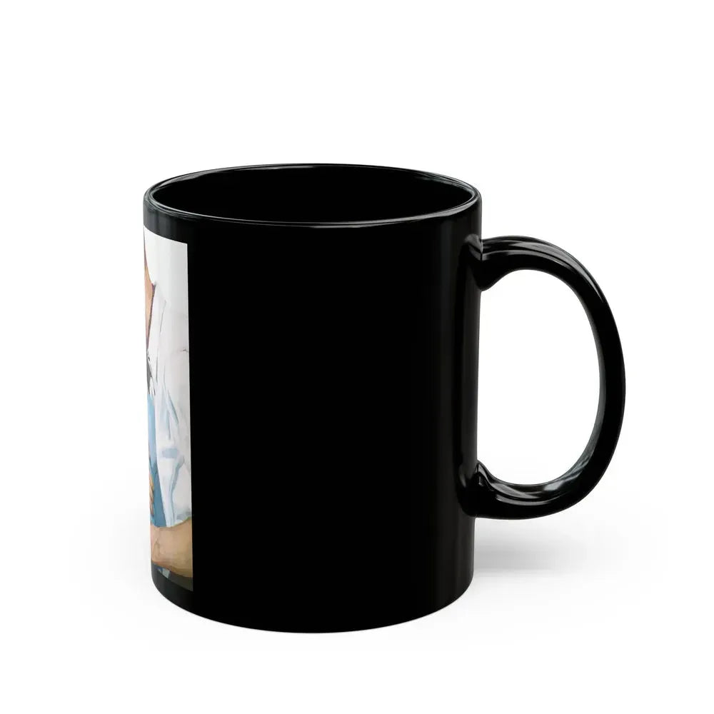 Every Nice Girl by Rona Randall, Woman magazine, 1960 - Black Coffee Mug - Go Mug Yourself