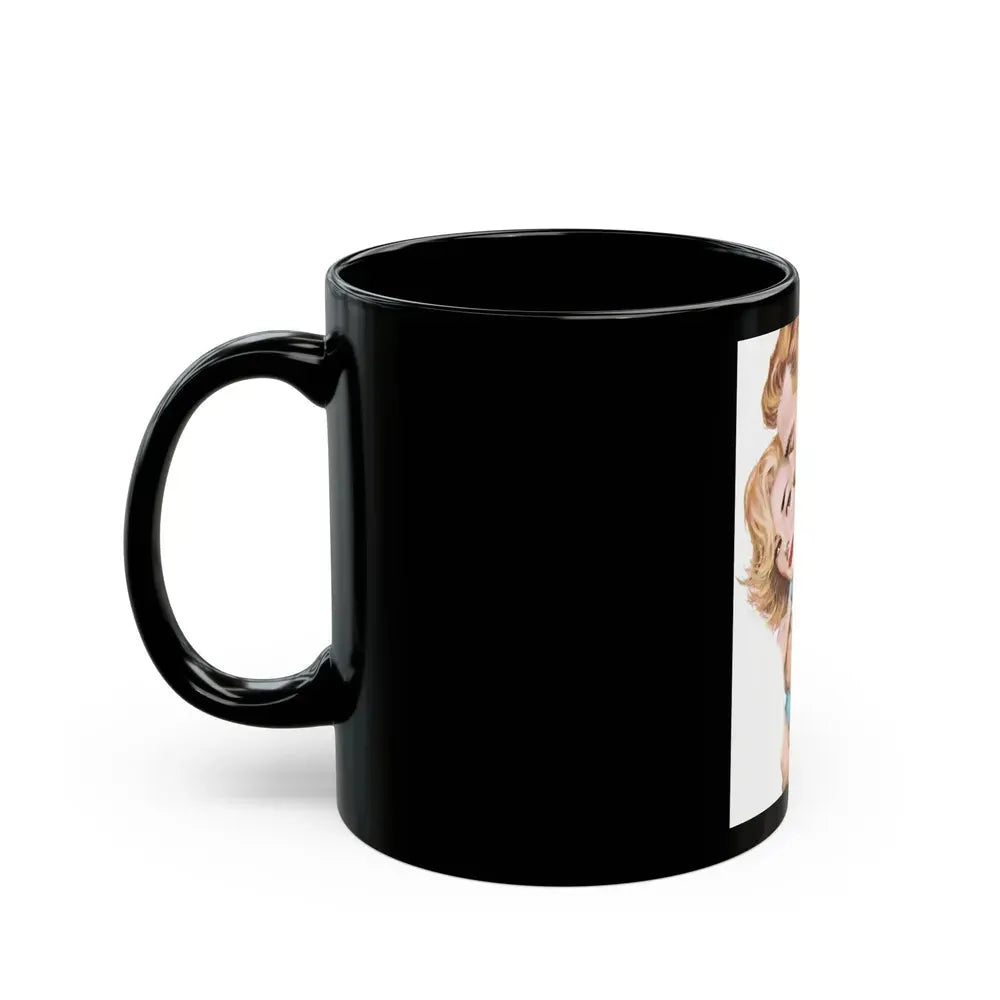 Every Nice Girl by Rona Randall, Woman magazine, 1960 - Black Coffee Mug - Go Mug Yourself