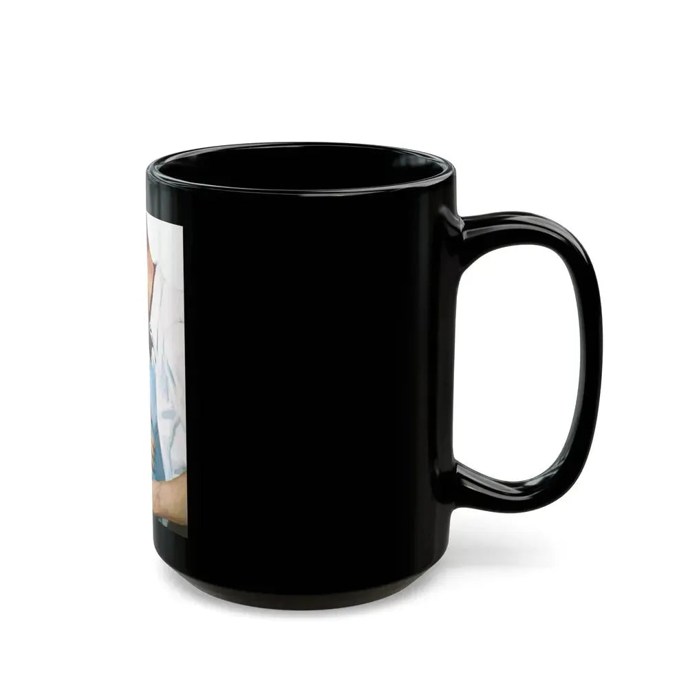 Every Nice Girl by Rona Randall, Woman magazine, 1960 - Black Coffee Mug - Go Mug Yourself