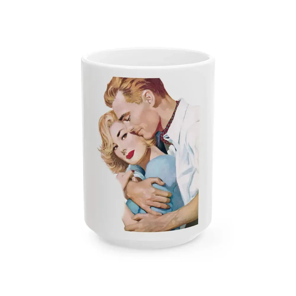 Every Nice Girl by Rona Randall, Woman magazine, 1960 - White Coffee Mug 15oz - Go Mug Yourself