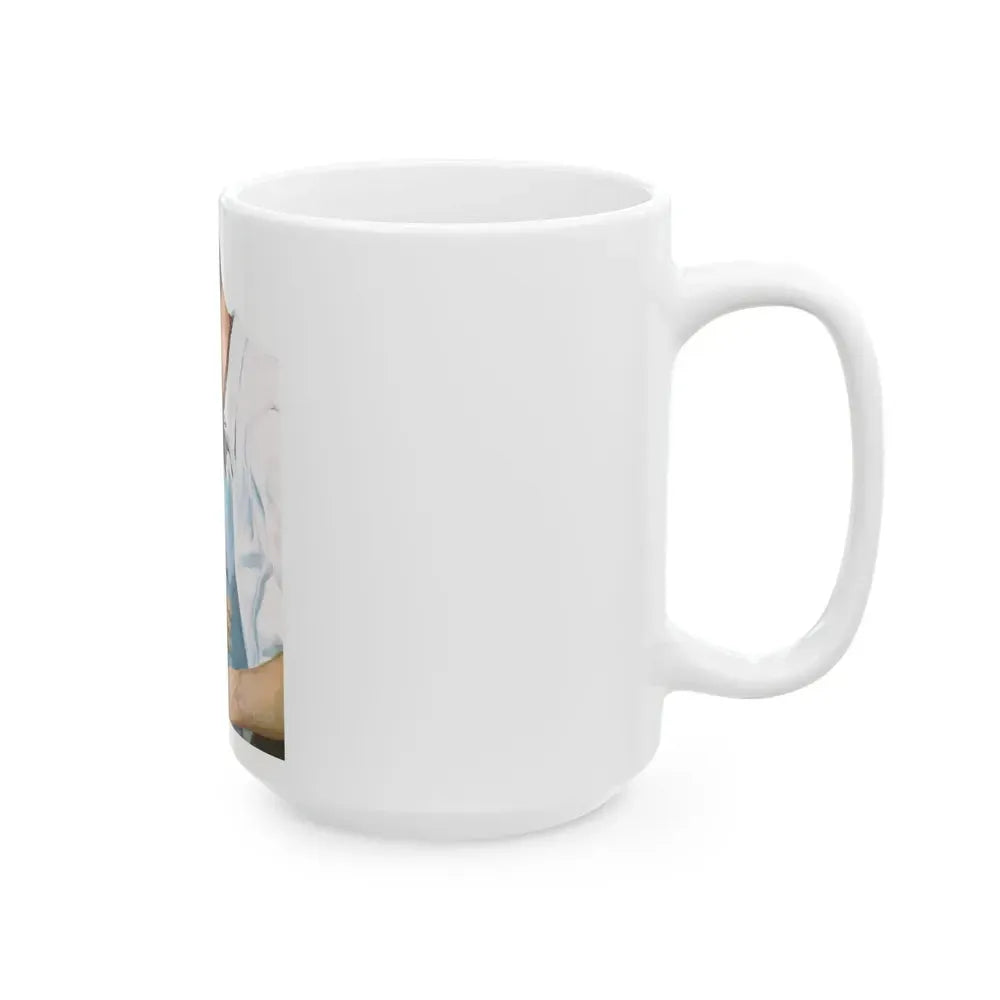 Every Nice Girl by Rona Randall, Woman magazine, 1960 - White Coffee Mug - Go Mug Yourself