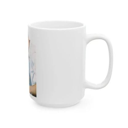 Every Nice Girl by Rona Randall, Woman magazine, 1960 - White Coffee Mug - Go Mug Yourself