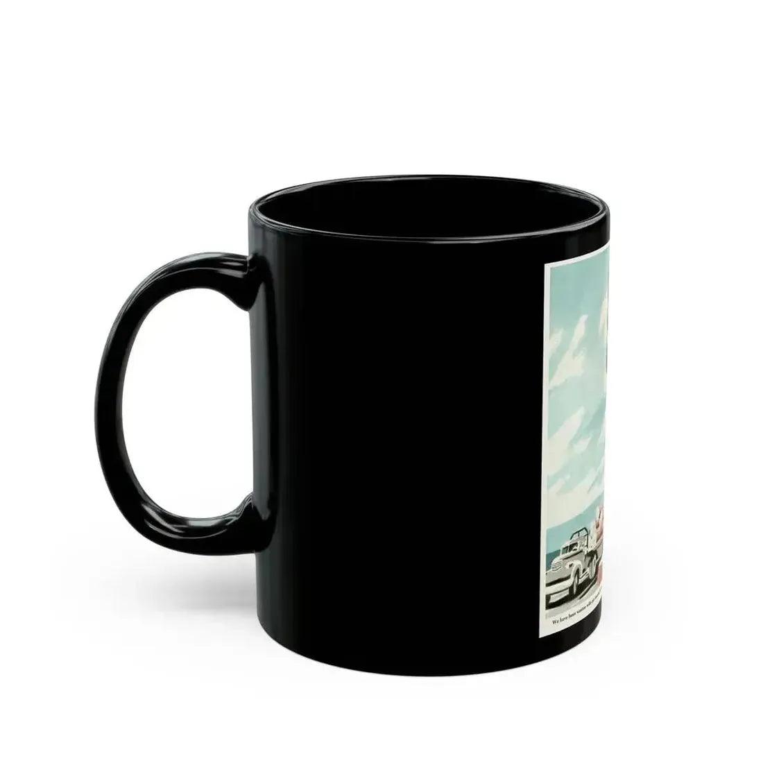 Every Scrap of Wood, 1949 - Black Coffee Mug - Go Mug Yourself
