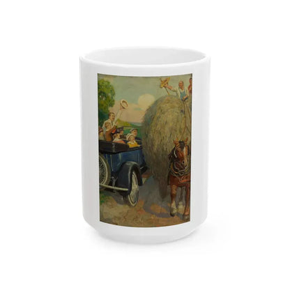 Everybody Happy - White Coffee Mug 15oz - Go Mug Yourself