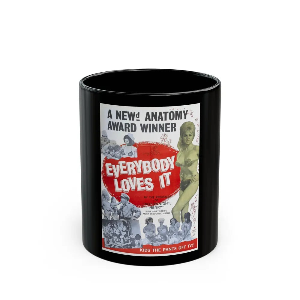 EVERYBODY LOVES IT 1964 Movie Poster - Black Coffee Mug-11oz-Go Mug Yourself