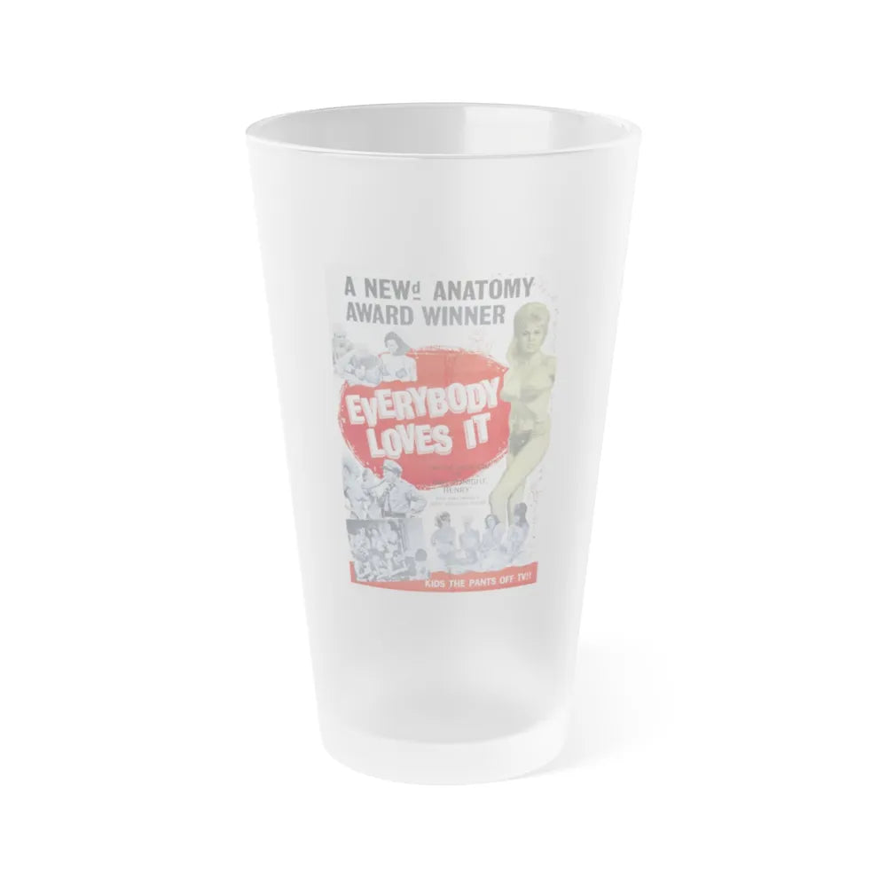 EVERYBODY LOVES IT 1964 Movie Poster - Frosted Pint Glass 16oz-16oz-Frosted-Go Mug Yourself