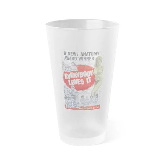 EVERYBODY LOVES IT 1964 Movie Poster - Frosted Pint Glass 16oz-16oz-Frosted-Go Mug Yourself