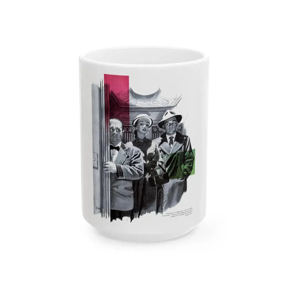 Everybody's Two People, Chatelaine magazine, Feb 1952 - White Coffee Mug 15oz - Go Mug Yourself
