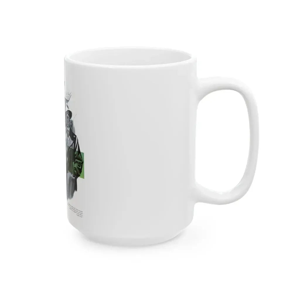 Everybody's Two People, Chatelaine magazine, Feb 1952 - White Coffee Mug - Go Mug Yourself