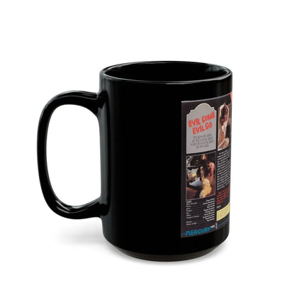 EVIL COME EVIL GO MERCURY (VHS COVER) - Black Coffee Mug-Go Mug Yourself