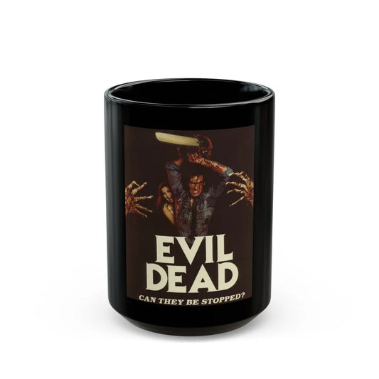 EVIL DEAD 1981 Movie Poster - Black Coffee Mug-15oz-Go Mug Yourself