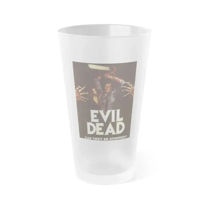 EVIL DEAD 1981 Movie Poster - Frosted Pint Glass 16oz 16oz Frosted - Go Mug Yourself