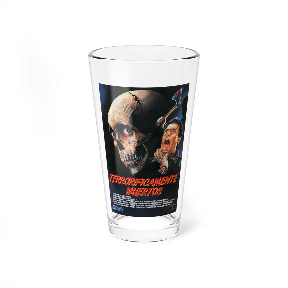 EVIL DEAD 2 (SPAIN) 1987 Movie Poster - Pint Glass 16oz-16oz-Go Mug Yourself