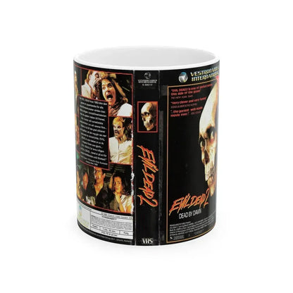 EVIL DEAD 2 SWEDISH (VHS COVER) - White Coffee Mug 11oz - Go Mug Yourself
