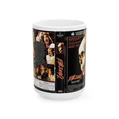 EVIL DEAD 2 SWEDISH (VHS COVER) - White Coffee Mug 15oz - Go Mug Yourself