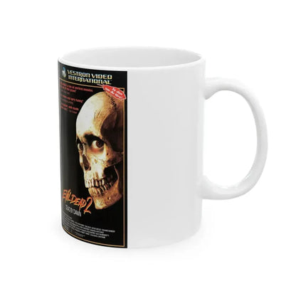 EVIL DEAD 2 SWEDISH (VHS COVER) - White Coffee Mug - Go Mug Yourself