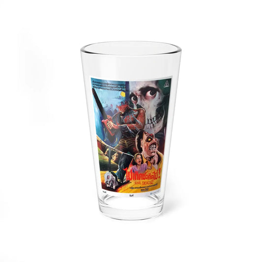 EVIL DEAD 2 (THAI) 1987 Movie Poster - Pint Glass 16oz-16oz-Go Mug Yourself