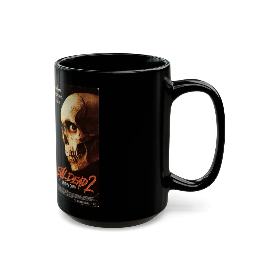 EVIL DEAD 2 (VHS COVER) - Black Coffee Mug-Go Mug Yourself