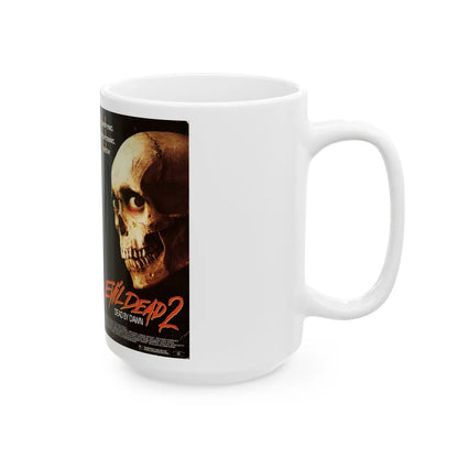 EVIL DEAD 2 (VHS COVER) - White Coffee Mug-Go Mug Yourself