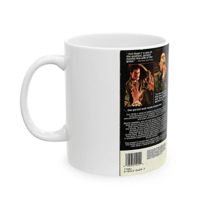 EVIL DEAD 2 (VHS COVER) - White Coffee Mug-Go Mug Yourself