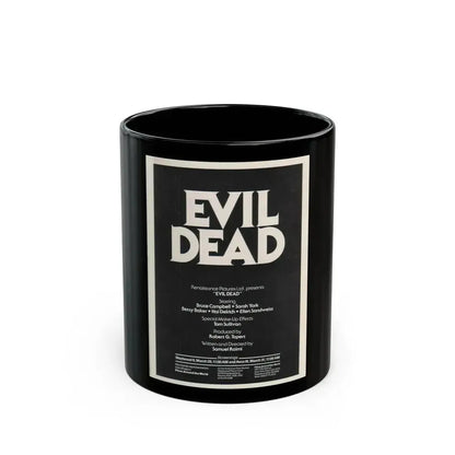 EVIL DEAD (3) 1981 Movie Poster - Black Coffee Mug 11oz - Go Mug Yourself