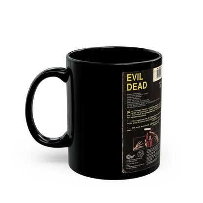 EVIL DEAD CONGRESS VIDEO (VHS COVER) - Black Coffee Mug-Go Mug Yourself