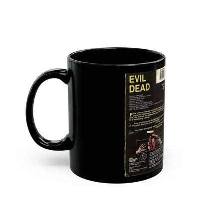 EVIL DEAD CONGRESS VIDEO (VHS COVER) - Black Coffee Mug - Go Mug Yourself
