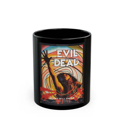 EVIL DEAD (FRENCH) 1981 Movie Poster - Black Coffee Mug-11oz-Go Mug Yourself