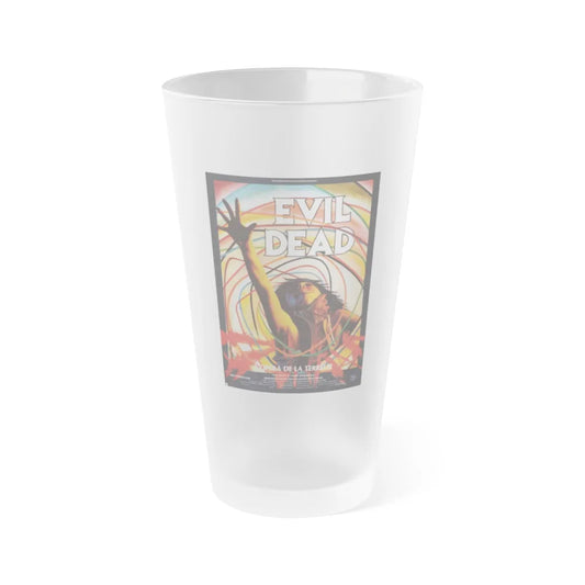 EVIL DEAD (FRENCH) 1981 Movie Poster - Frosted Pint Glass 16oz-16oz-Frosted-Go Mug Yourself