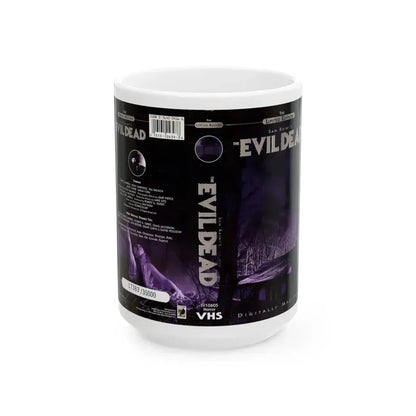 EVIL DEAD THE LIMITED EDITION (VHS COVER) - White Coffee Mug 15oz - Go Mug Yourself