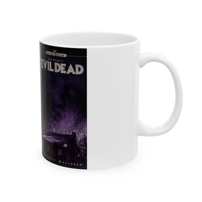 EVIL DEAD THE LIMITED EDITION (VHS COVER) - White Coffee Mug-Go Mug Yourself