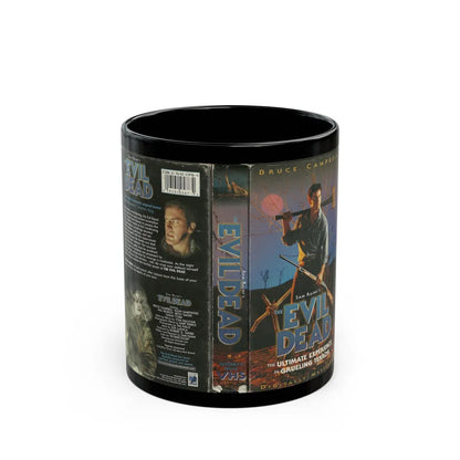 EVIL DEAD (VHS COVER) - Black Coffee Mug-11oz-Go Mug Yourself