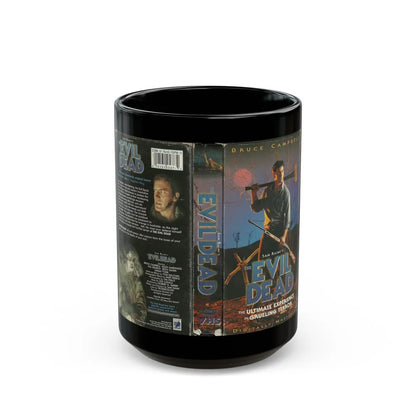 EVIL DEAD (VHS COVER) - Black Coffee Mug-15oz-Go Mug Yourself