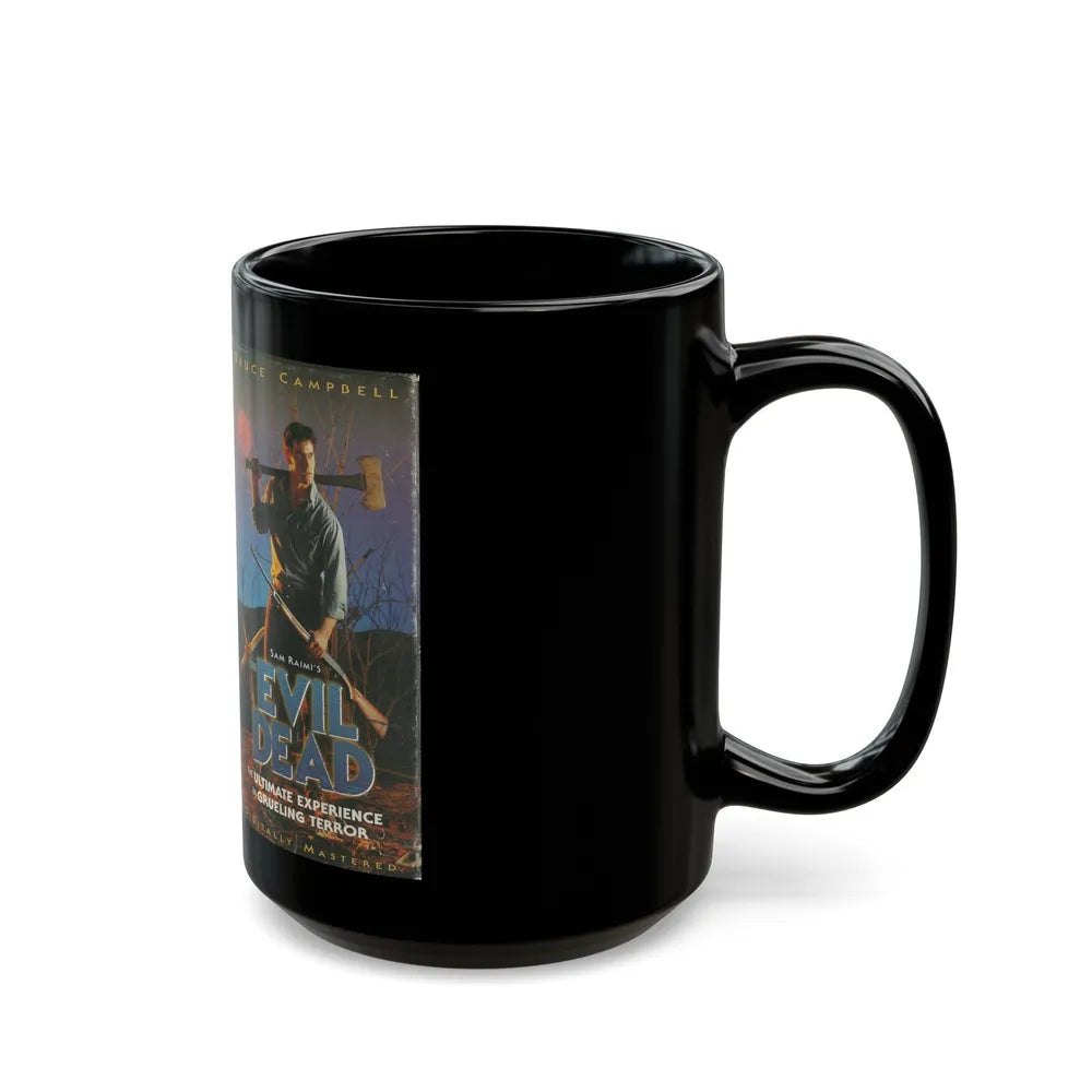 EVIL DEAD (VHS COVER) - Black Coffee Mug-Go Mug Yourself