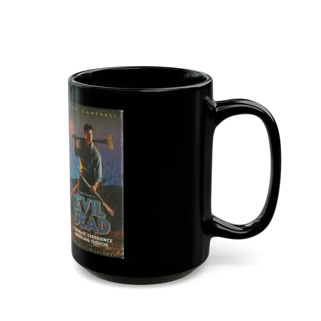 EVIL DEAD (VHS COVER) - Black Coffee Mug - Go Mug Yourself