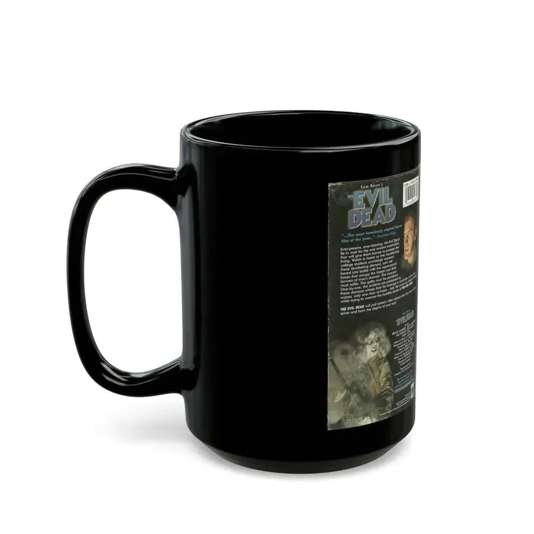 EVIL DEAD (VHS COVER) - Black Coffee Mug - Go Mug Yourself