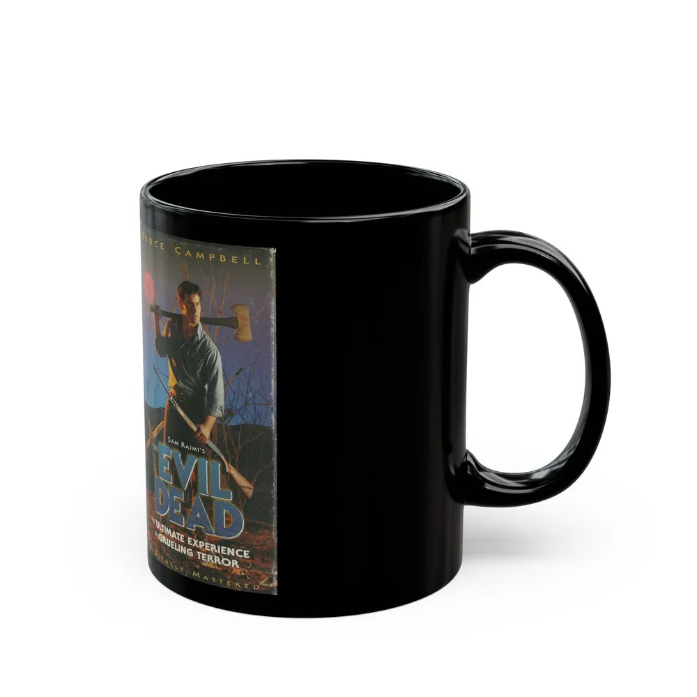 EVIL DEAD (VHS COVER) - Black Coffee Mug-Go Mug Yourself