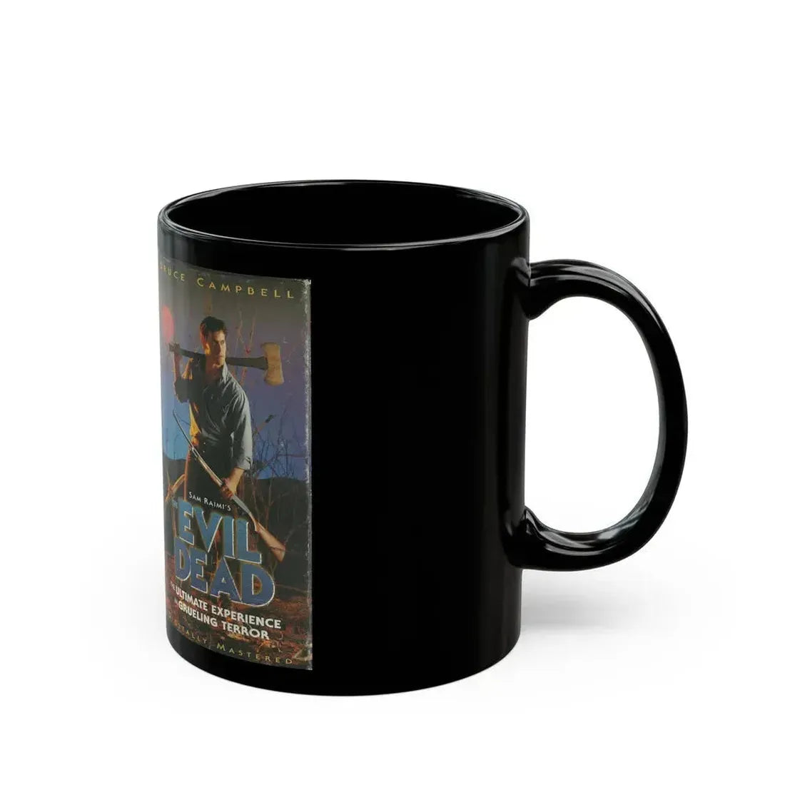 EVIL DEAD (VHS COVER) - Black Coffee Mug - Go Mug Yourself