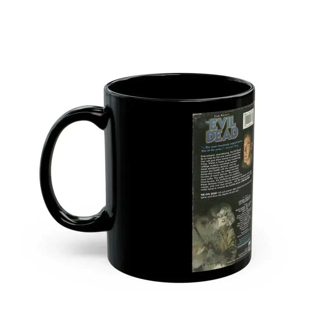 EVIL DEAD (VHS COVER) - Black Coffee Mug - Go Mug Yourself