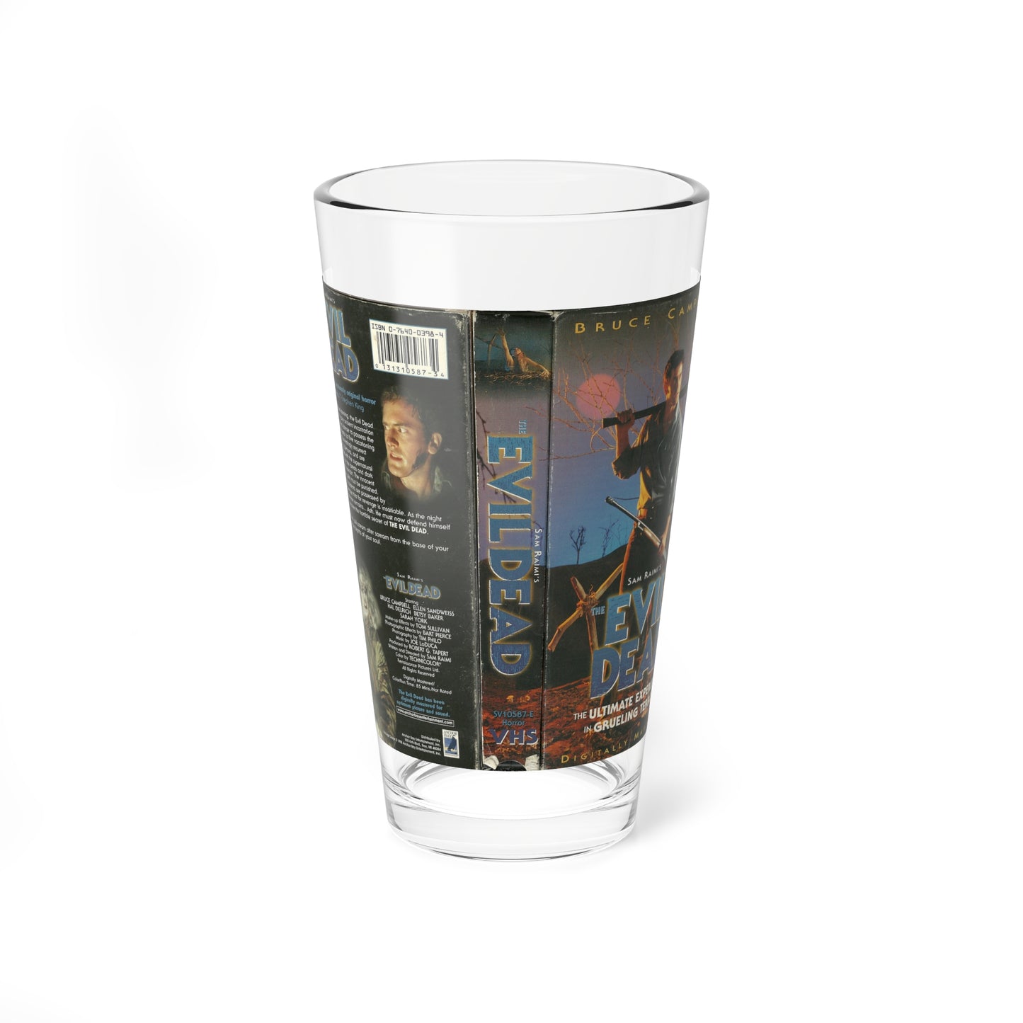 EVIL DEAD (VHS COVER) Pint Glass 16oz-16oz-Go Mug Yourself