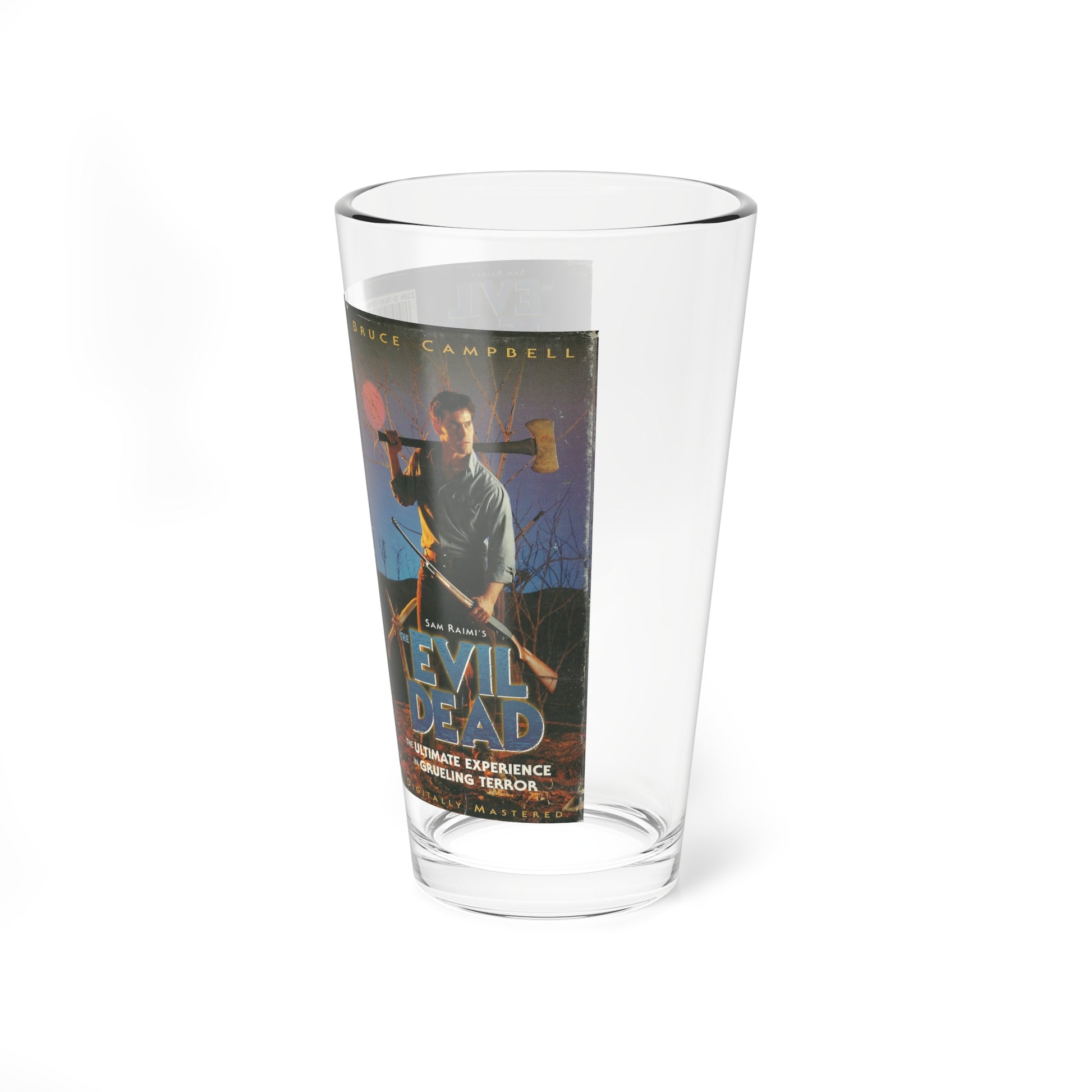 EVIL DEAD (VHS COVER) Pint Glass 16oz-Go Mug Yourself