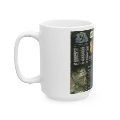 EVIL DEAD (VHS COVER) - White Coffee Mug - Go Mug Yourself