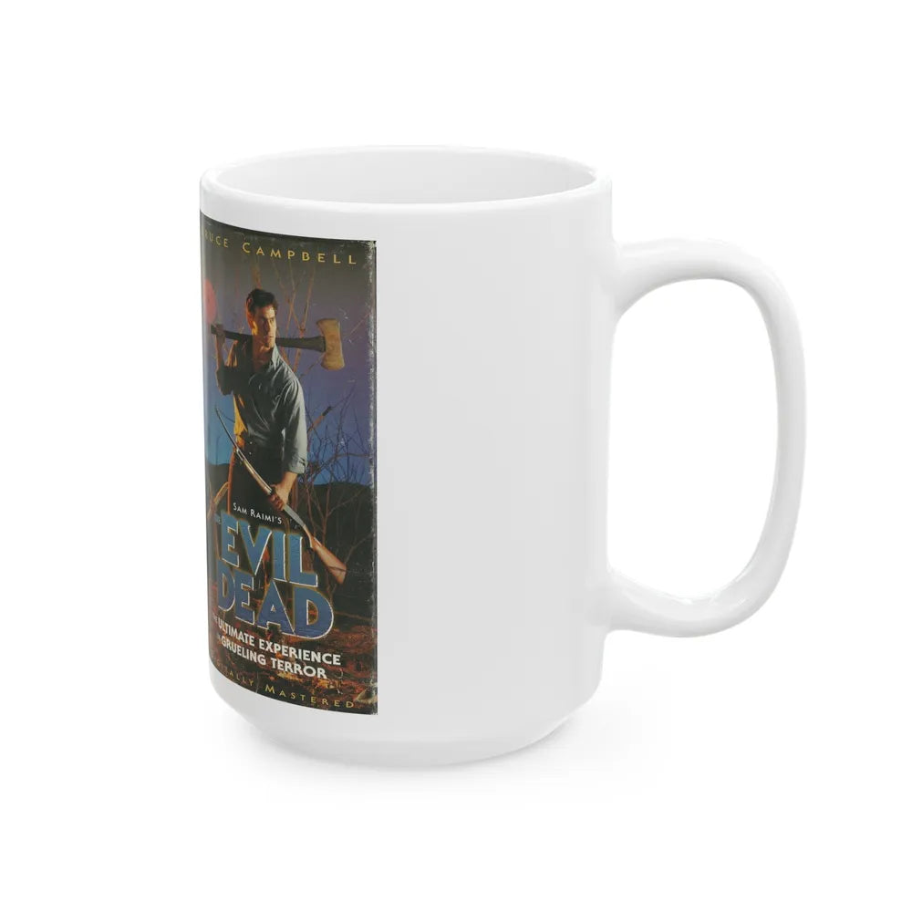 EVIL DEAD (VHS COVER) - White Coffee Mug-Go Mug Yourself