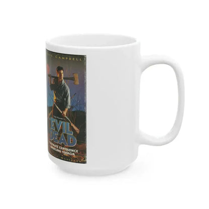 EVIL DEAD (VHS COVER) - White Coffee Mug - Go Mug Yourself